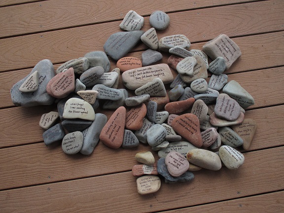 Poetry Stones