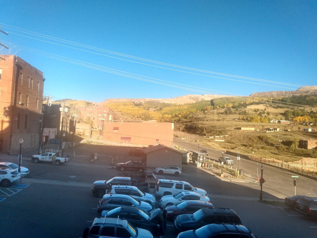 Blue skies above Cripple Creek, Colorado