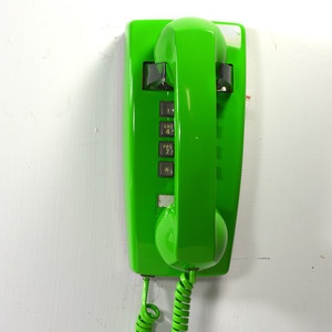 Green wall phone