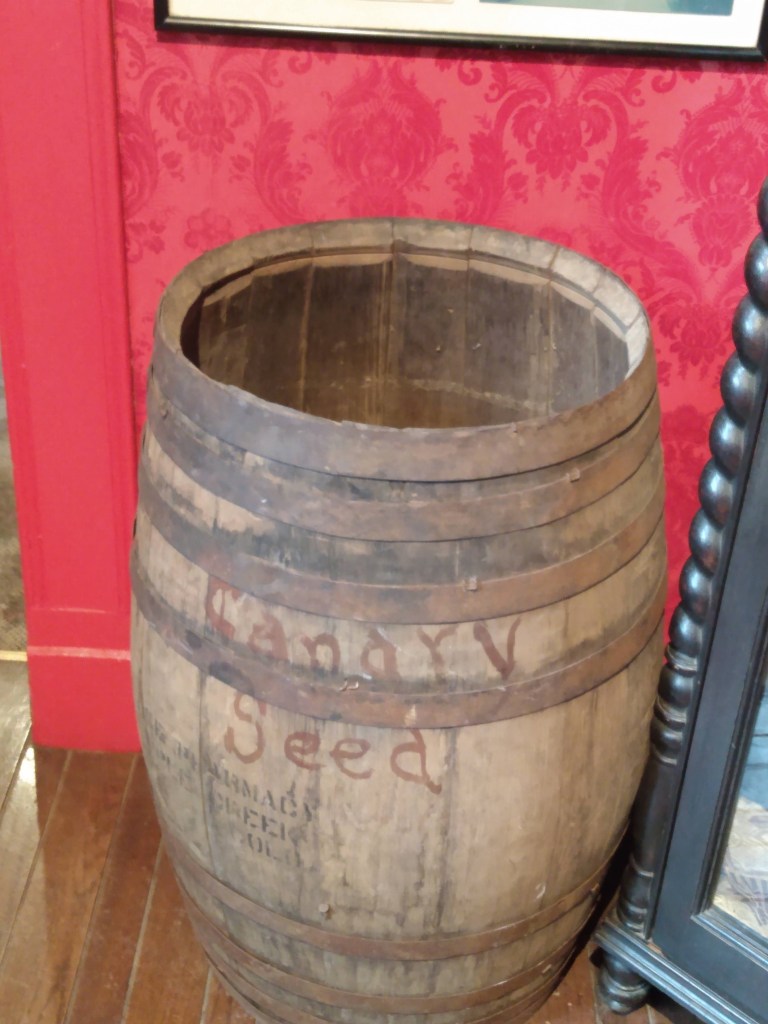 Old wooden barrel