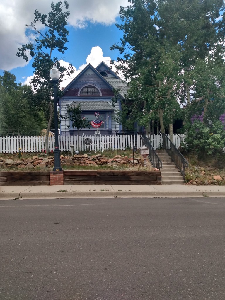 Blue and Purple House