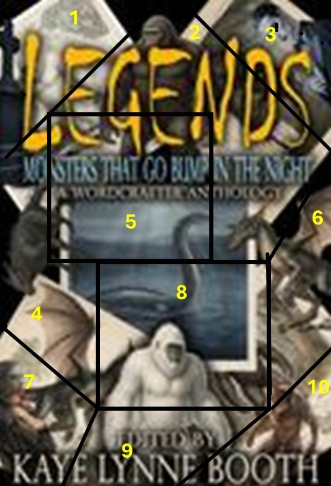 Legends Cover separated into a puzzle
