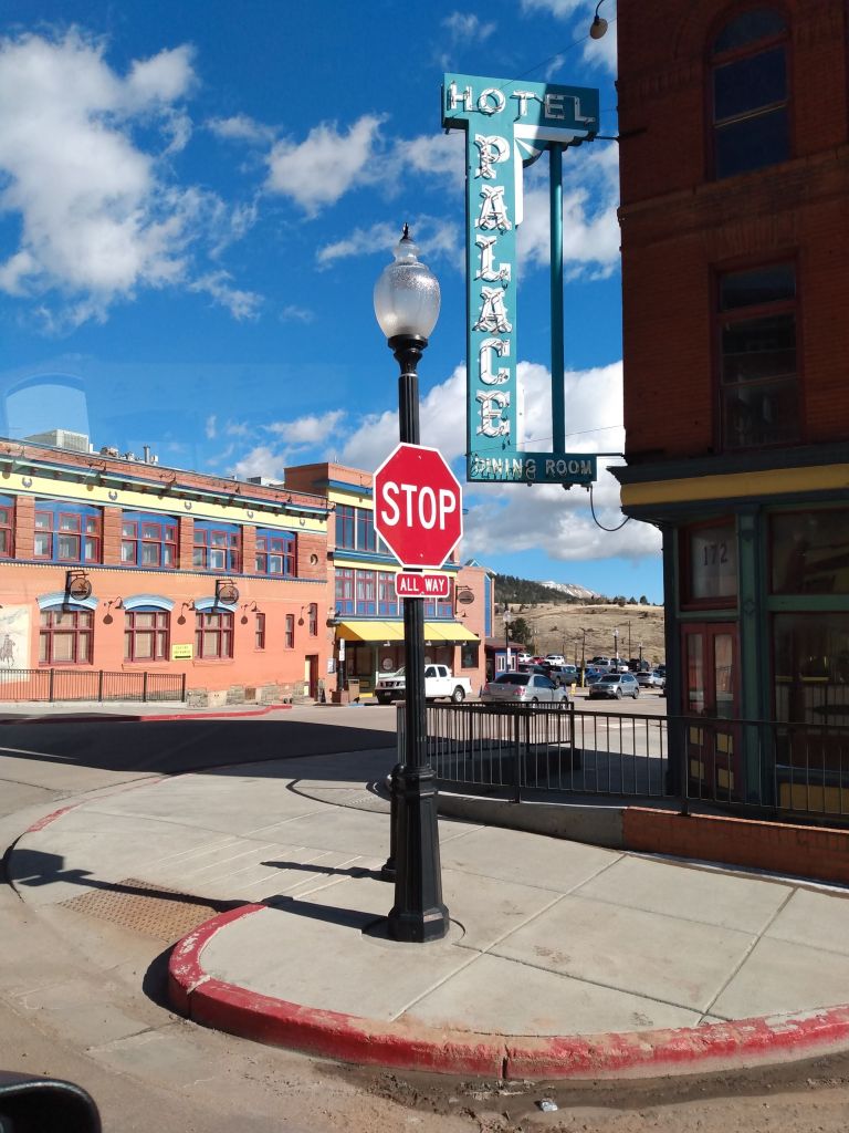 The Century Casino, (formerly Womack's Casino), across from the Palace Hotel