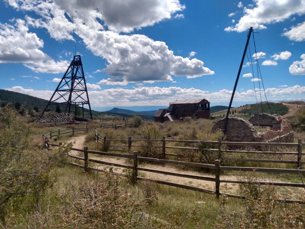 Mining Remains above Goldfield, Colorado