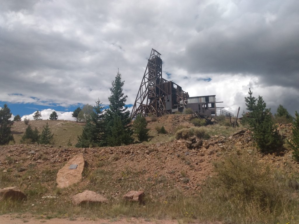 Mining remains above Victor, Colorado