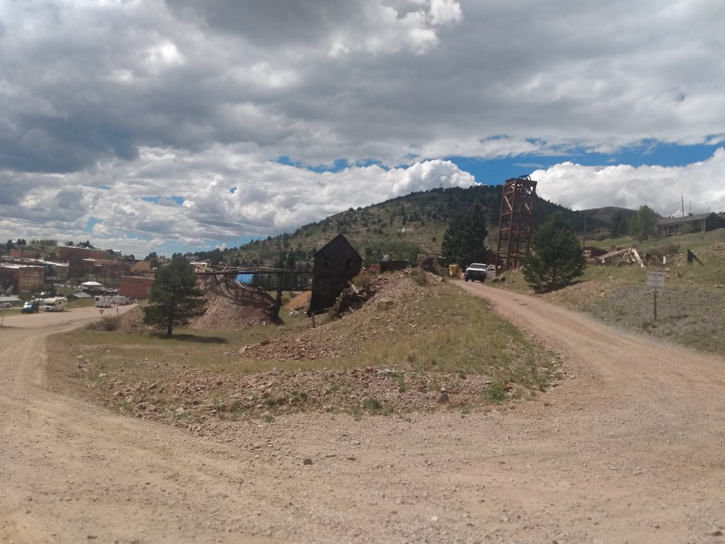 Mining remains above Victor, Colorado
