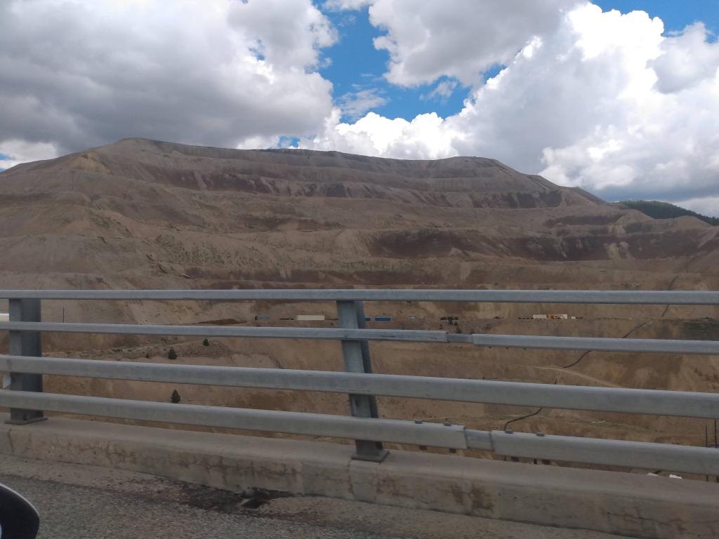 One part of the pit mine above Victor, Colorado